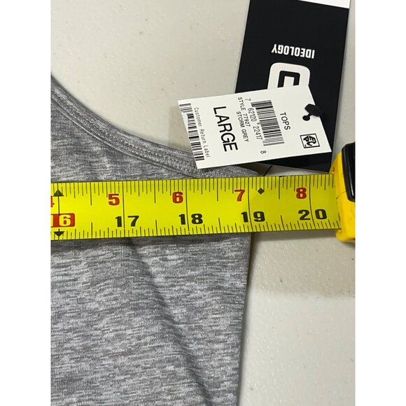 Ideology Womens Large Gray Activewear Tank Top With RapiDry Technology - Picture 4 of 11
